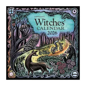 Llewellyn's 2026 Witches' Calendar, Tear Off Calendar, Doodle Typography Calendar, Essential Guide for Practitioners, Perfect Gift for Halloween and Beyond, Must-Have for Witchcraft Enthusiasts