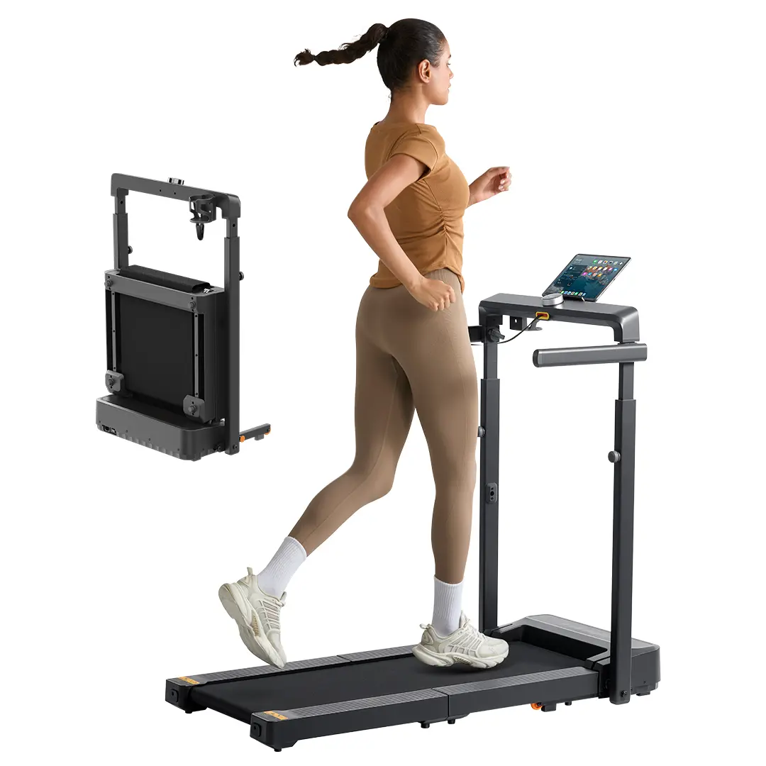 WALKINGPAD MX8Plus  Folding Treadmills for Home, Smart Vertical Fold, LED Display with Adjustable Height Handles
