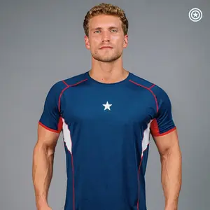 SuperX x CAPTAIN AMERICA Performance Short Sleeve SuperX x CAPTAIN AMERICA Performance Short Sleeve