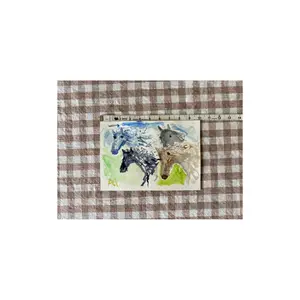 AlanDeaconArt - The Field Remembers Them NO. 450 - Size 10x7- 1 of 1 Original Watercolor Painting