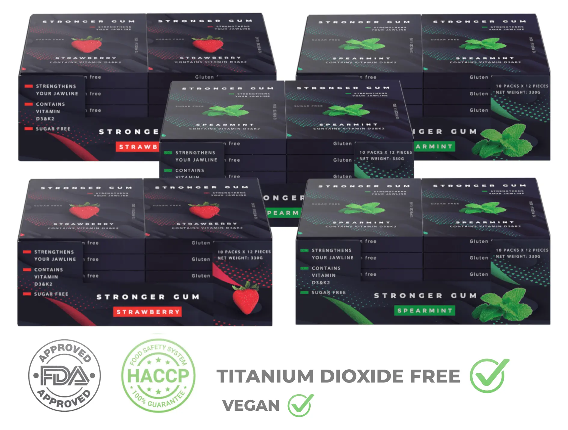 Regular Set: 5 Packs for Price of 3 (1650g)