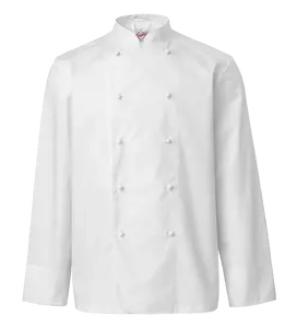1603 White Men's Long Sleeve Chef Jacket | Segers