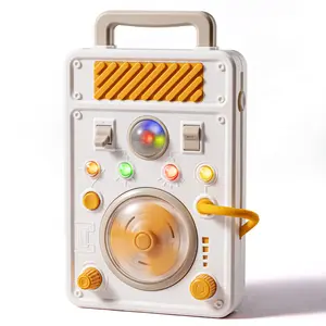 Montessori Sensory Toys, Busy Board with LED Light Up Switches, Portable Kids Learning Toys