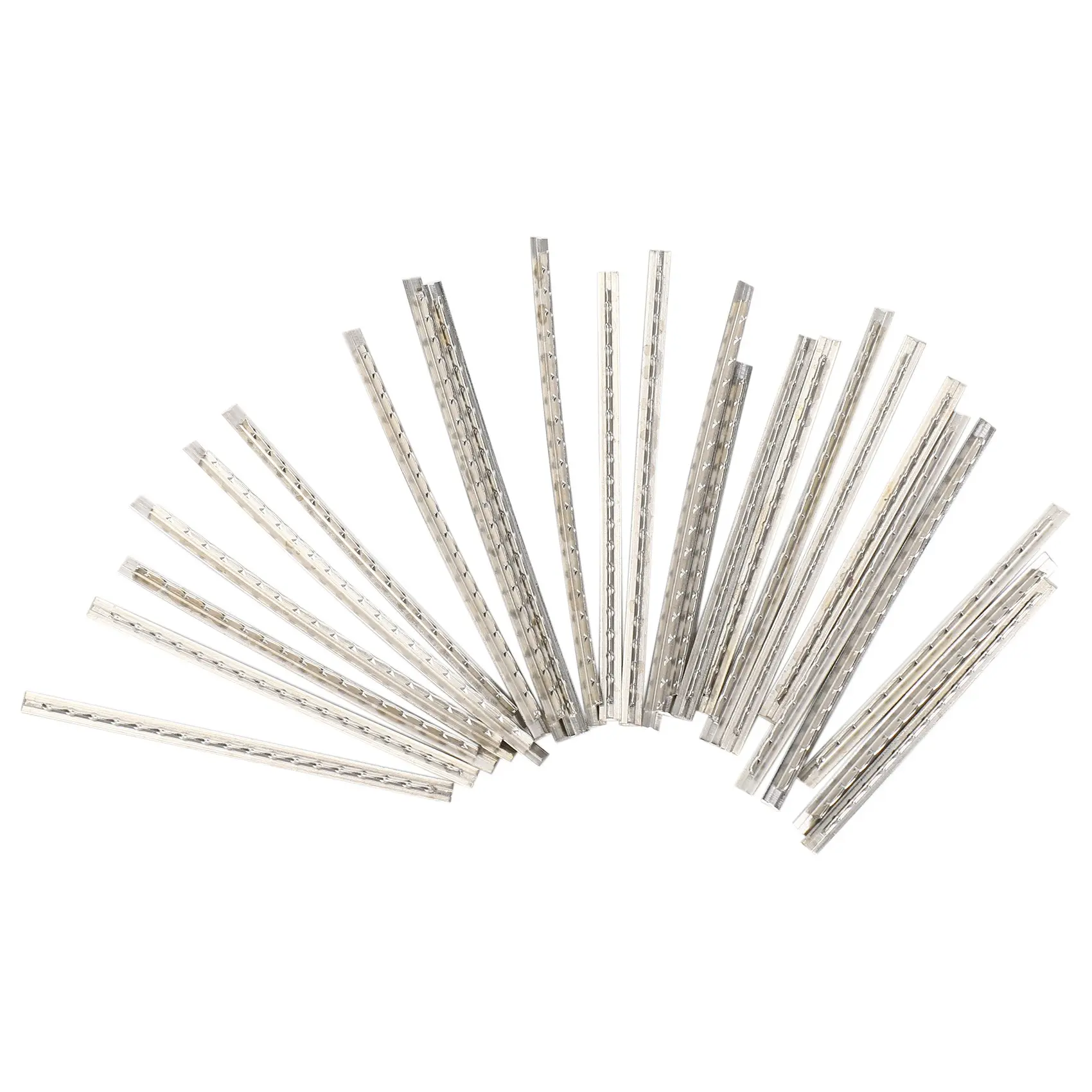 Jumbo Nickel Silver Guitar Fret Wire Set for Electric Guitars, 24-Piece Pack, 2.9mm Width, High Strength & Corrosion Resistant, 100% Brand New, Durable & Corrosion Resistant, Corrosion Res.