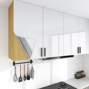 Self-adhesive Kitchen Cabinet Sticker, 1 Count Oil-proof & High Temperature Resistant Waterproof Sticker, Kitchen Countertops Refurbishment Sticker, Decorative Peel Stick Wallpaper