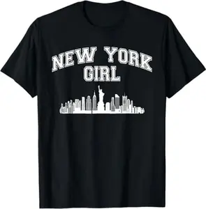 GILDAN 5000 Newyork City Born Nyc New York Girl T-Shirt