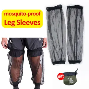 Outdoor Mosquito Repellent Leg Sleeves With Storage Bag, Breathable Anti-Insect Leg Guards For Camping Hiking Fishing