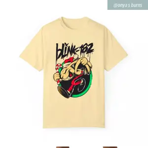 Blink 182 Punk Rock Band Tee Unisex Quality Heavy Cotton T-SHIRT S-3XL, .