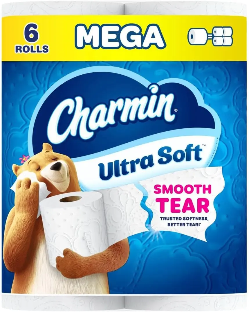 Ultra Soft Toilet Paper, 6 Mega Rolls = 24 Regular Rolls Ultra Soft Toilet Paper, 6 Mega Rolls = 24 Regular Rolls