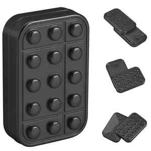 Fidget Toys Adults Metal Magnetic Fidget Slider Magnet Finger Haptic EDC Helps for Adults Office Desk Finger Massage Relief Anxiety and Stress (Black)