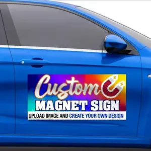Custom Car Magnets – Personalized Business Logo and Advertising Signs | High Quality, Durable & Removable Vehicle Magnets