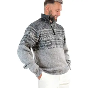 Quarter Zip Black Fleeces Soft Sweaters for Men 1/4 Zip Golf Cashmere Pullovers