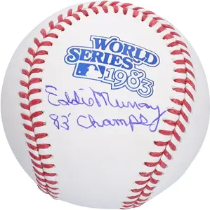 Eddie Murray Baltimore Orioles Autographed 1983 World Series Logo Baseball with "83 WS Champs" Inscription - Fanatics Authentic Certified