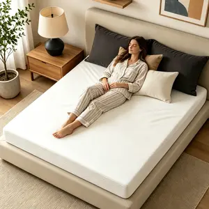 6 Inch Full Foam Mattress, Fiberglass Free, High Density, Support for All Sleepers