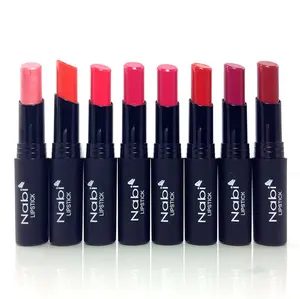 8pc Nabi Cosmetics Professional Selected Lipstick set of 8 Amazing Colors