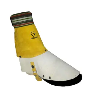 GIORGINO Cow Split Spat, Flame and Abrasion Resistance, Sewn with KEVLAR