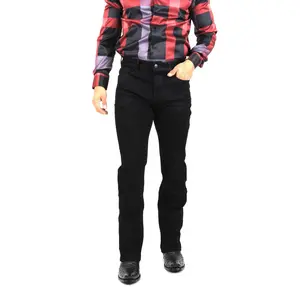 Holt Men's Jet Black Boot Cut Jeans