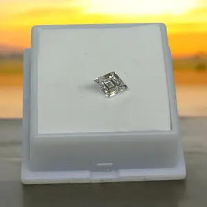 1.03 Carat Lozenge Cut  , CVD Lab, VS1 Clarity, E Colorless  - Women's Fashion