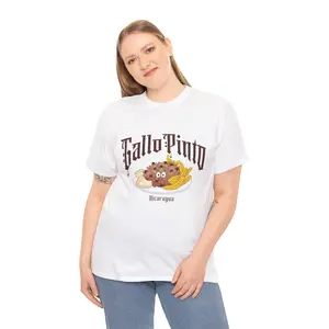 Gallo Pinto Tee, Unisex Heavy Cotton T-Shirt, Foodie Shirt, Cultural Apparel, Gift for Food Lovers, Nicaragua Inspired Clothing