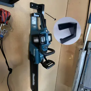 1pc Universal Wall-Mounted Chainsaw Tool Holder, No Power Required, Easy DIY Installation, Fits Multiple Tool Models, Heavy-Duty Garage Organizer, Ideal Christmas or Halloween Gift