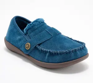 Revitalign Orthotic Cozy Suede Slip-Ons - Siesta Splendid