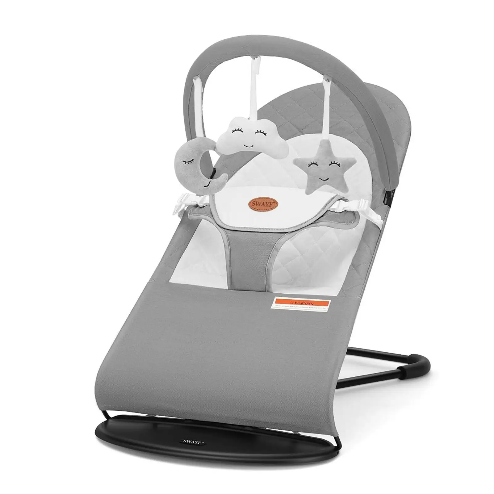 Baby Bouncer,Portable Baby Bouncer Seat for Newborn 0-18 Months,3 Modes of use with Rocker and Stationary Options,Infant Rocker Chair,Removable Hangin