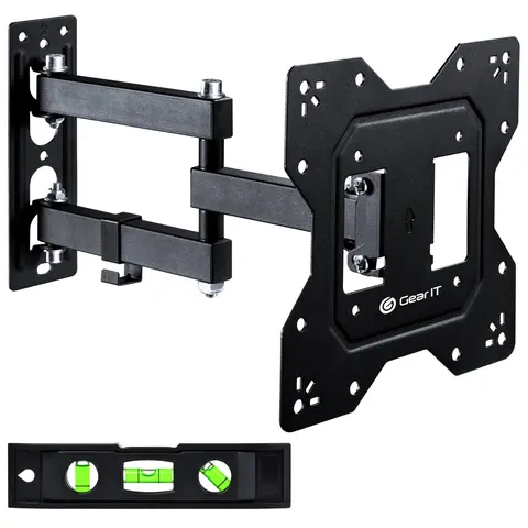 GearIt TV Wall Mount - Indoor Furniture Accessory for 23-43in TVs, Up to 66 lbs Capacity, with Optimized Viewing