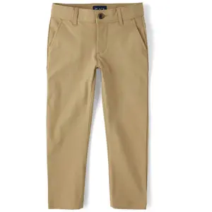 The Children's Place Boys Uniform Quick Dry Skinny Chino Pants Tan 18