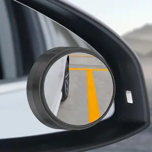 Car Rearview Mirror, Round Car Rear View Mirror, 360° Rotatable Car Rearview Mirrors, Car Side Mirror, Car Exterior Accessories, Automotive, Vehicle Rearviewmirror