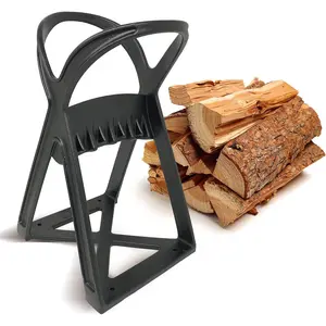 Quick Log Splitter - Manual Splitting Tool - Steel Wedge Point Splits Firewood Like A Boss Safely & Easily