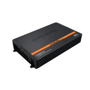 V1800.1D Venum Series 3600 Watts Max Monoblock Car Amp with Power Plant Chip 4-Way Protection Circuitry 1-Channel Subwoofer Class-D Amplifier with Remote Bass Boost Control Knob Included