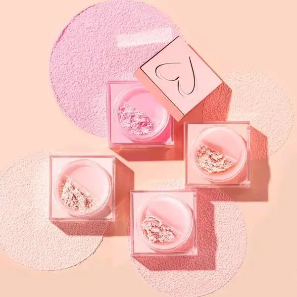 Beauty Creations Bye Filter Loose Setting Powder, Talc-Free Brightening Pink Cloud & Blush Tint for a Smooth Matte Finish, 14-Hour Wear for All Skin Types, Pink Loose Powder, Blush Tint Powder