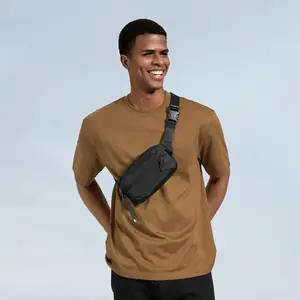 tomtoc 1.5L Sling Bag with RFID Blocking, Crossbody Bag Minimalist Chest Shoulder Pack for Men and Women