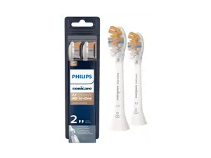 Philips Sonicare HX9092/65 Premium All-in-One (A3) Replacement Toothbrush Heads, Smart Recognition, White 2-pk