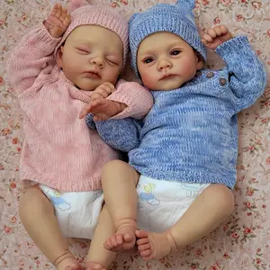 Reborn Twin Dolls - Handcrafted Realistic Newborn Baby Dolls Featuring a Soft-Touch Body And Lifelike Details, Perfect Gifts for Birthdays, Christmas, And Holiday Celebrations