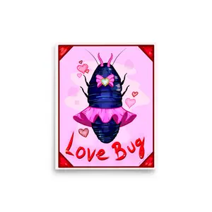 Love Bug Valentine’s Day Insect 8x10 Art Prints