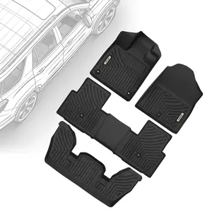 OEDRO Floor Mats Fit for Honda Pilot 2023-2025, Includes 1st, 2nd and 3rd Row Floor Liners