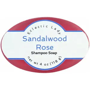 Sandalwood Rose Handmade Shampoo Soap