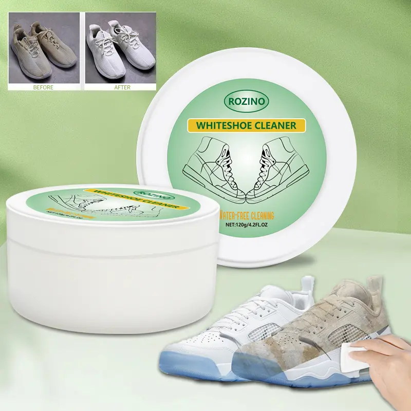 ROZINO White Shoe Cleaner Multi-purpose leather cleaner for the protection of leather products and other areas that need cleaning. Footwear Bedroom Walking Knee One Boxed Set [New Experience]