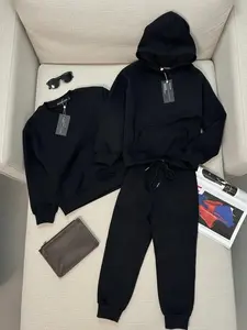 3 in 1 Timeless Elegance: Black Hoodie & Jogger Set