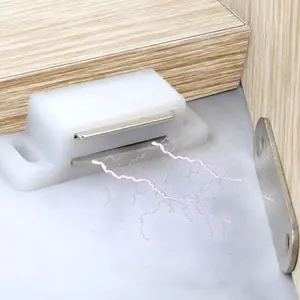 12/22/32pcs Magnetic Door Latch Plates, Fits Cabinets Wardrobe Shoe Cabinet Doors, Furniture Hardware Accessories