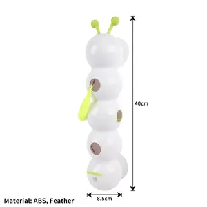 Caterpillar Smart Cat Toy-Interactive Caterpillar Cat Toy for Indoor Cats