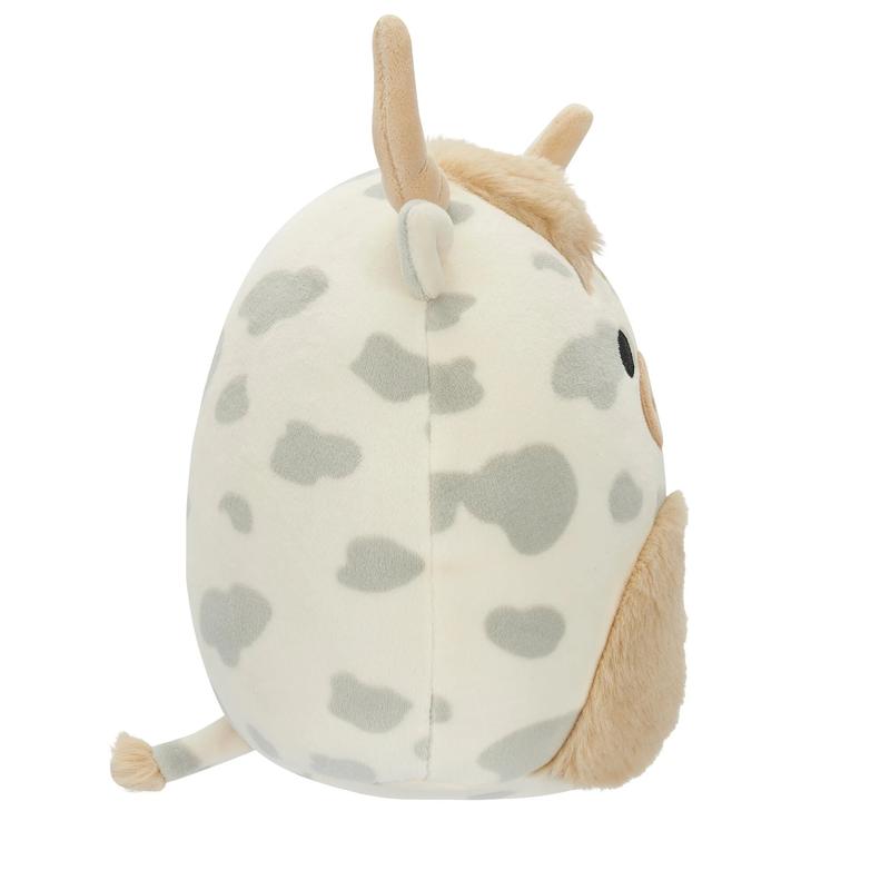 Cuddly Spotted Highland Cow Squish Toy