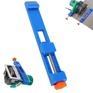 Blue Cutting Machine Base Adjustable Circular Saw Guide Rail, Precision Cutting and Milling Track for Accurate Cuts