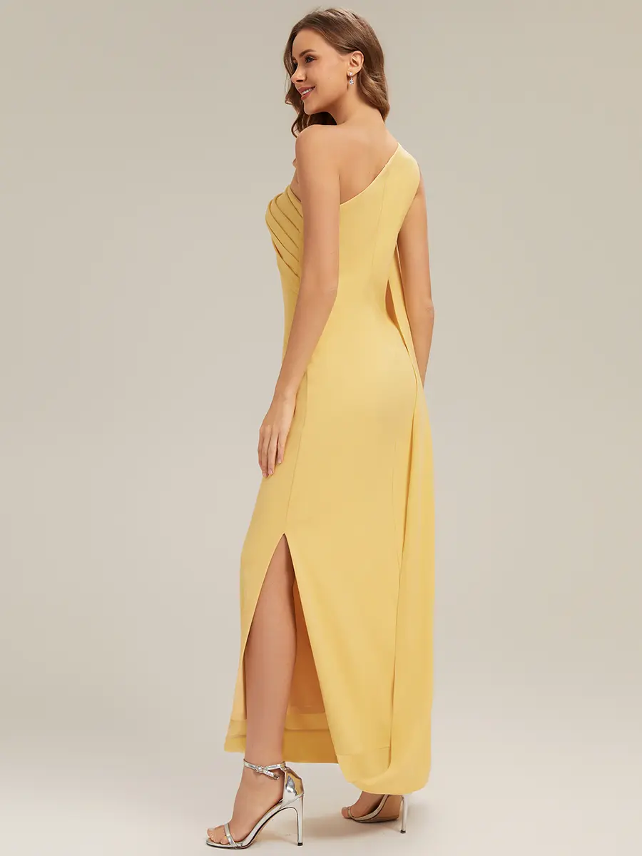 Ever-Pretty 2026 New Trend Greek Goddess Draped Asymmetrical Maxi Dress For  Formal, Evening, Gala And Wedding Guest Occasion EG02698 - TikTok Shop