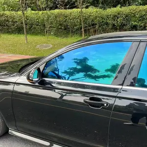 Solar Window Film for Cars, 51cmx300cm/600cm Size, 60% Vlt Dark Blue Glass Color, UV Protection Ceramic Coating
