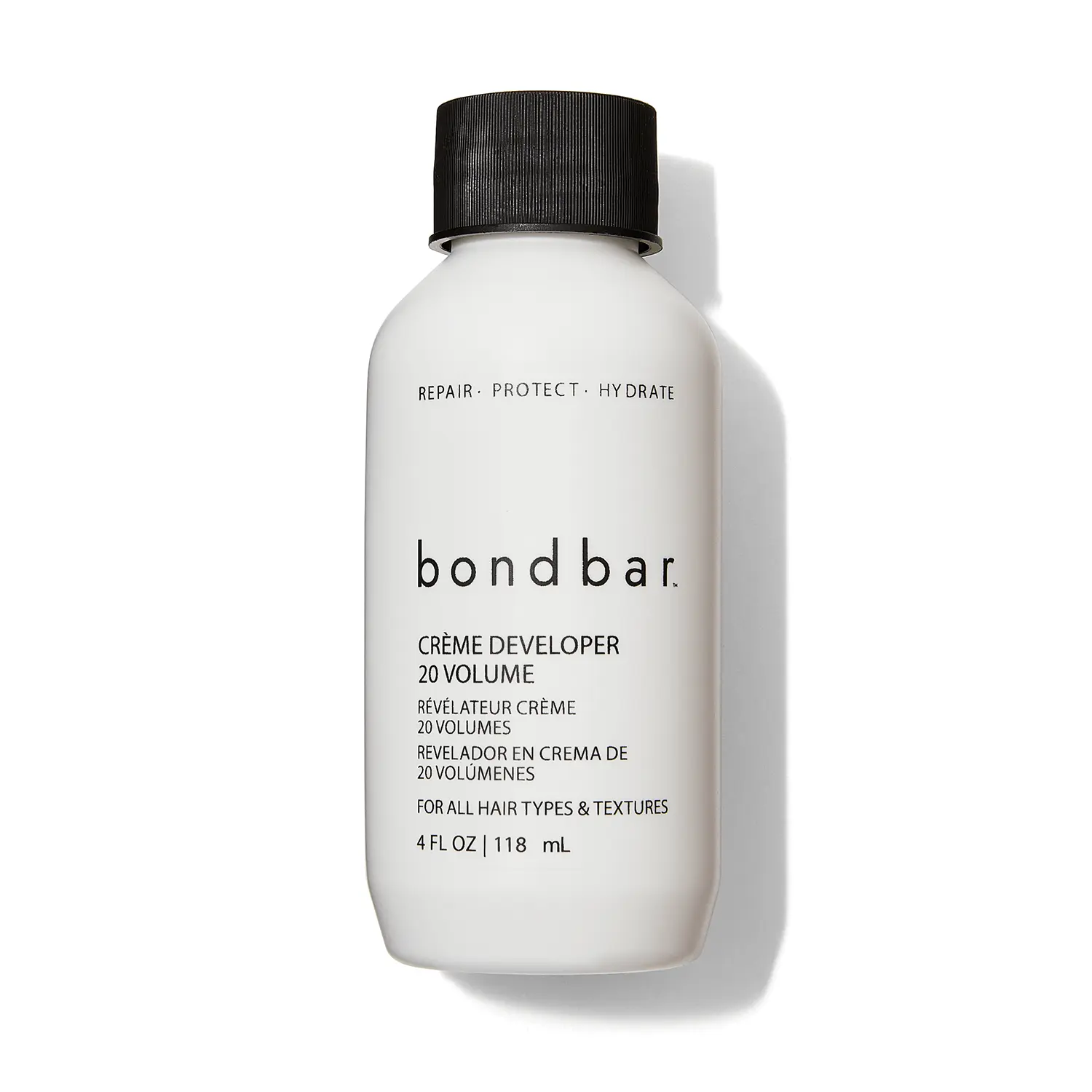Bondbar 20 Volume Creme Developer, Repairing hair dye for all hair types, CrueltyFree*, ParabenFree, & Vegan, 4 Oz, Gluten Free