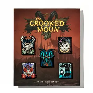 Crooked Moon Darkest Heart Pin Set