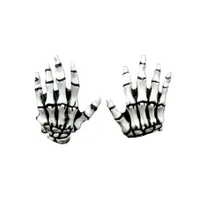 Kid's White Skeleton Hands