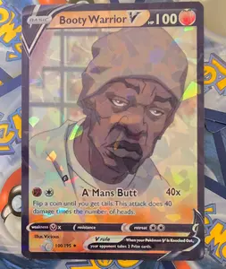 Booty Warrior Cartoon Style Pokemon Card - Boondocks